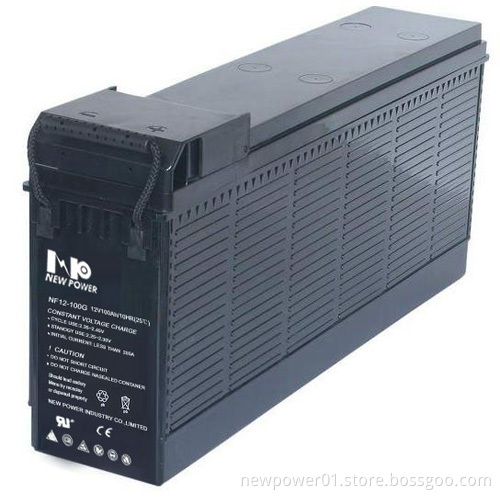 12V 100ah Front Terminal Battery/ AGM Battery for Solar System (NF12-100G)